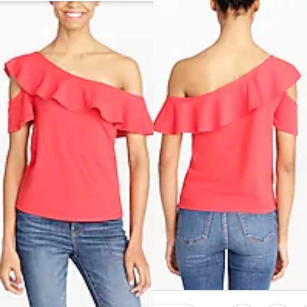 NWT J.Crew Factory One sleeve off the shoulder top